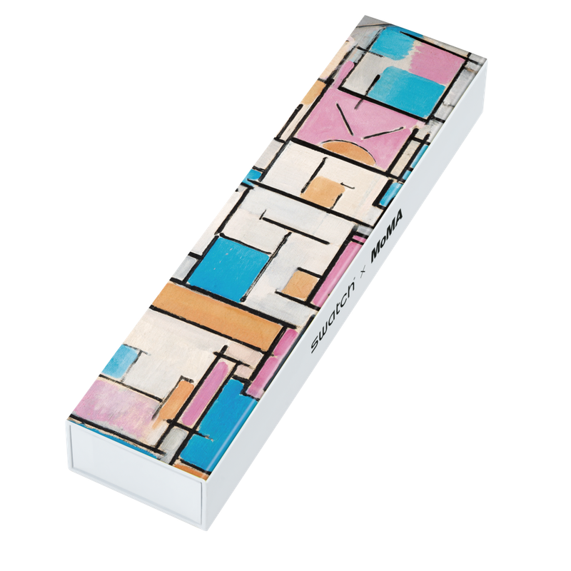COMPOSITION IN OVAL WITH COLOR PLANES 1
