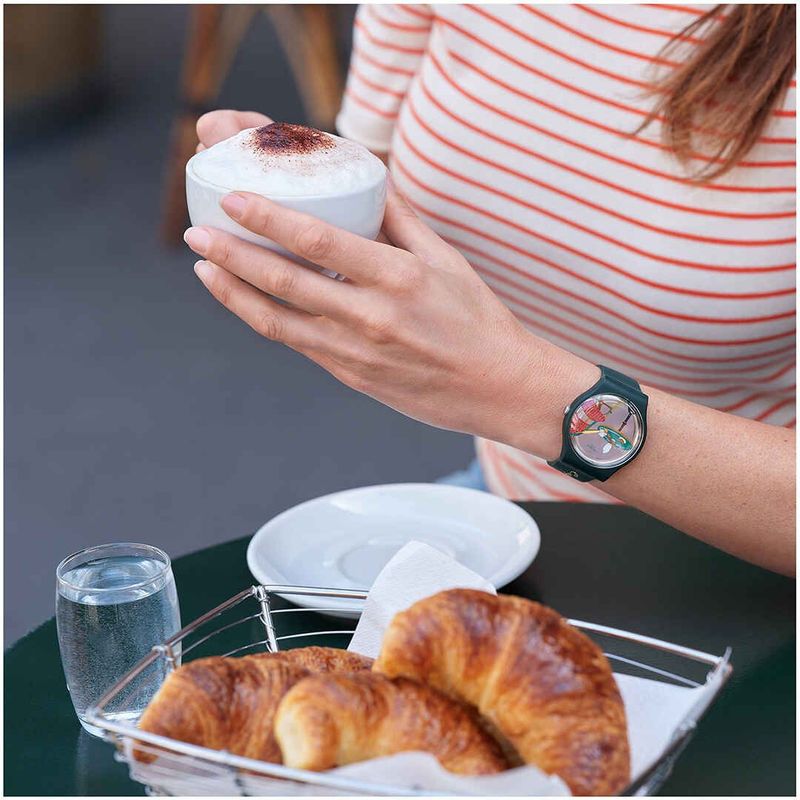 SWATCH X CAF¨¦ DE FLORE FOR NOT IN PARIS