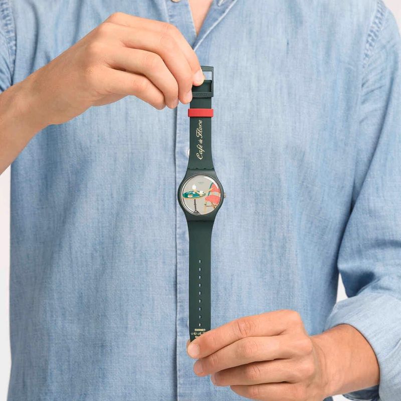 SWATCH X CAF¨¦ DE FLORE FOR NOT IN PARIS