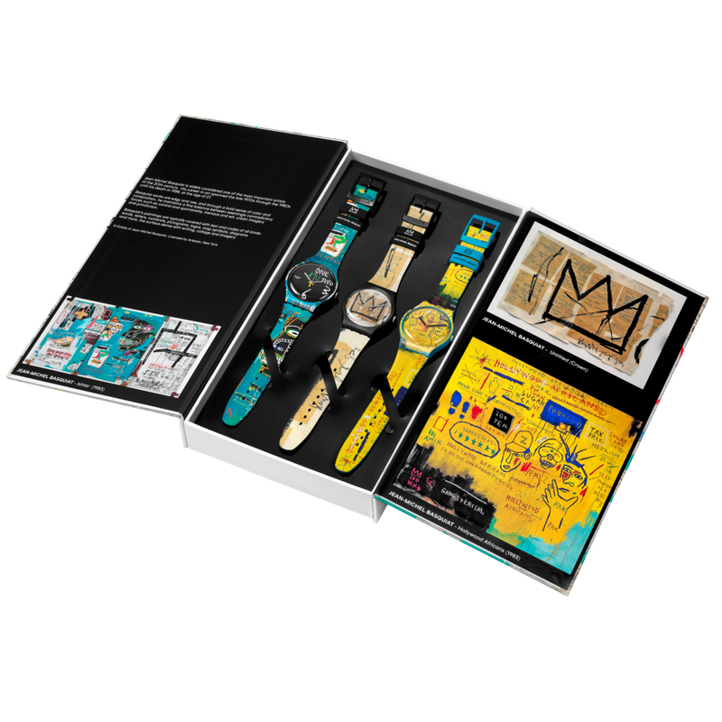 SWATCH X JEAN-MICHEL BASQUIAT TRIPTYCH